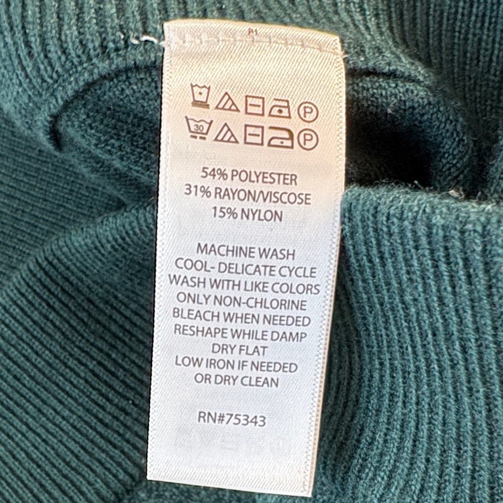 Rachel Zoe Hunter Green Sweater Lounge Wide Leg Pants - Picture 7 of 9
